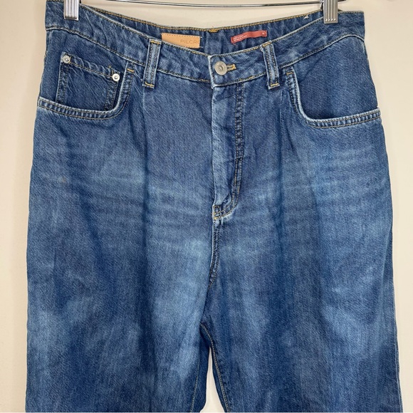 Anthropologie Pilcro The Breaker jeans relaxed tapered Leg denim Pants Womens 30 - Picture 2 of 8